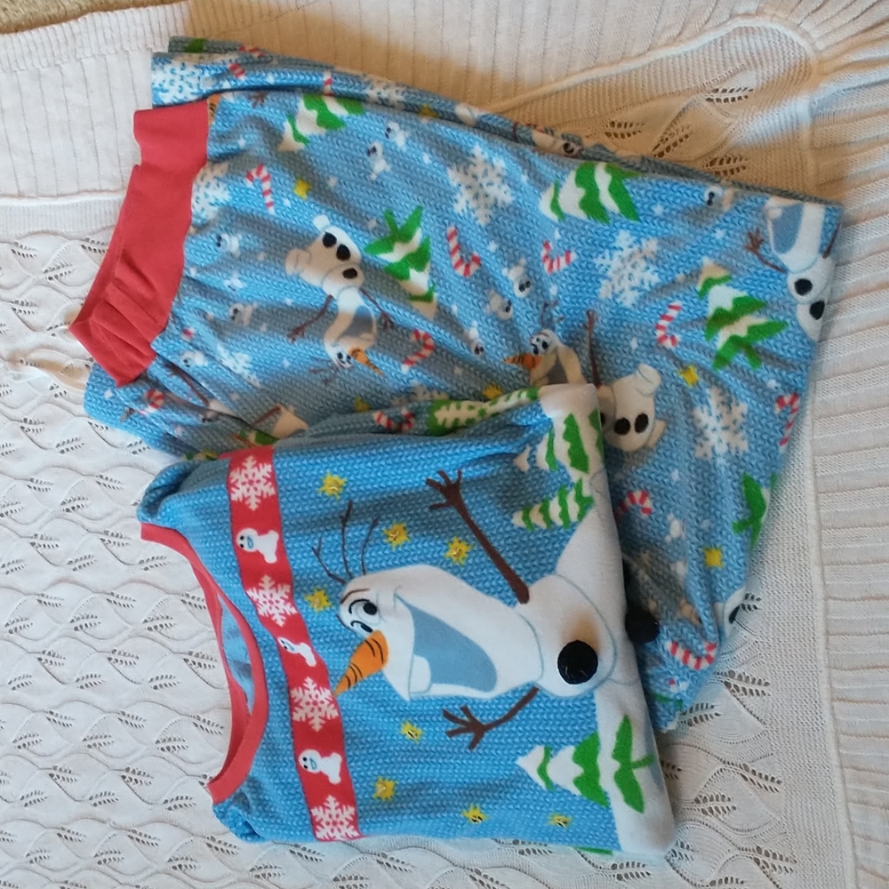 Disney's Frozen Olaf Fleece Pajamas, Ladies size 3X